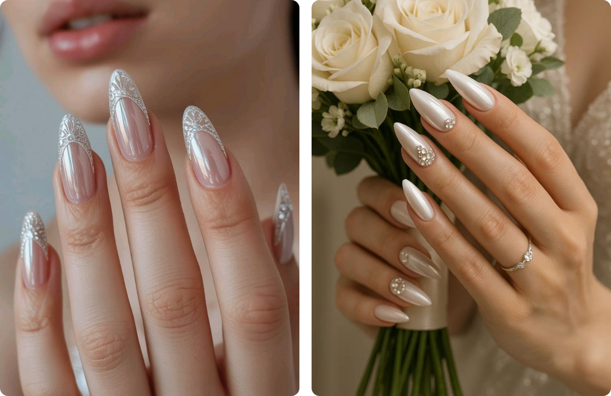 Riverside bridal nail inspiration image 1